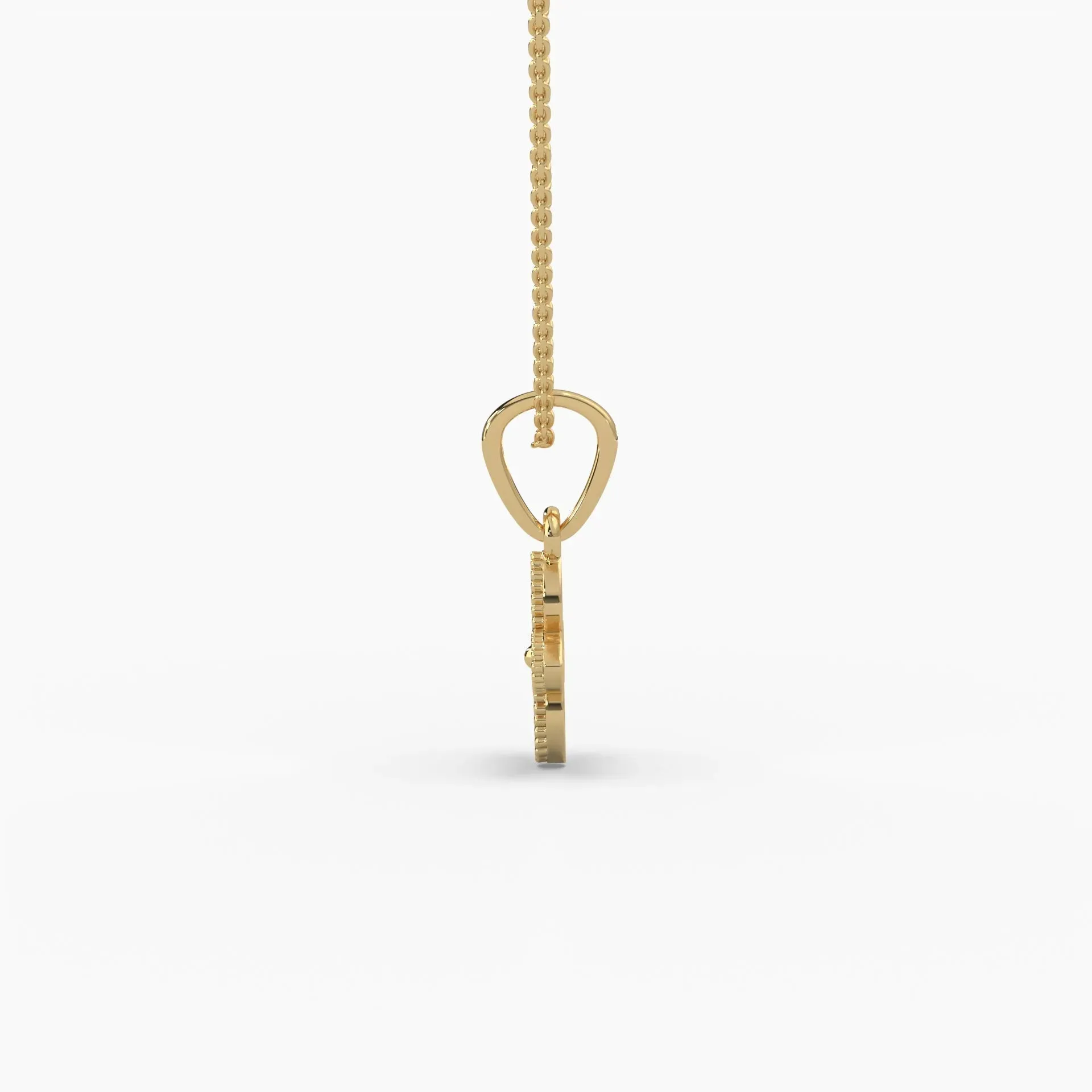 0.25ctw Marquise Lab Grown Diamond Pendant Necklace | 14k Gold