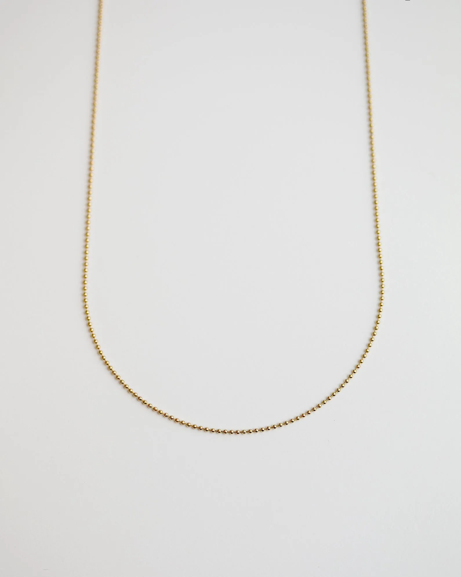 14k Bead Chain necklace