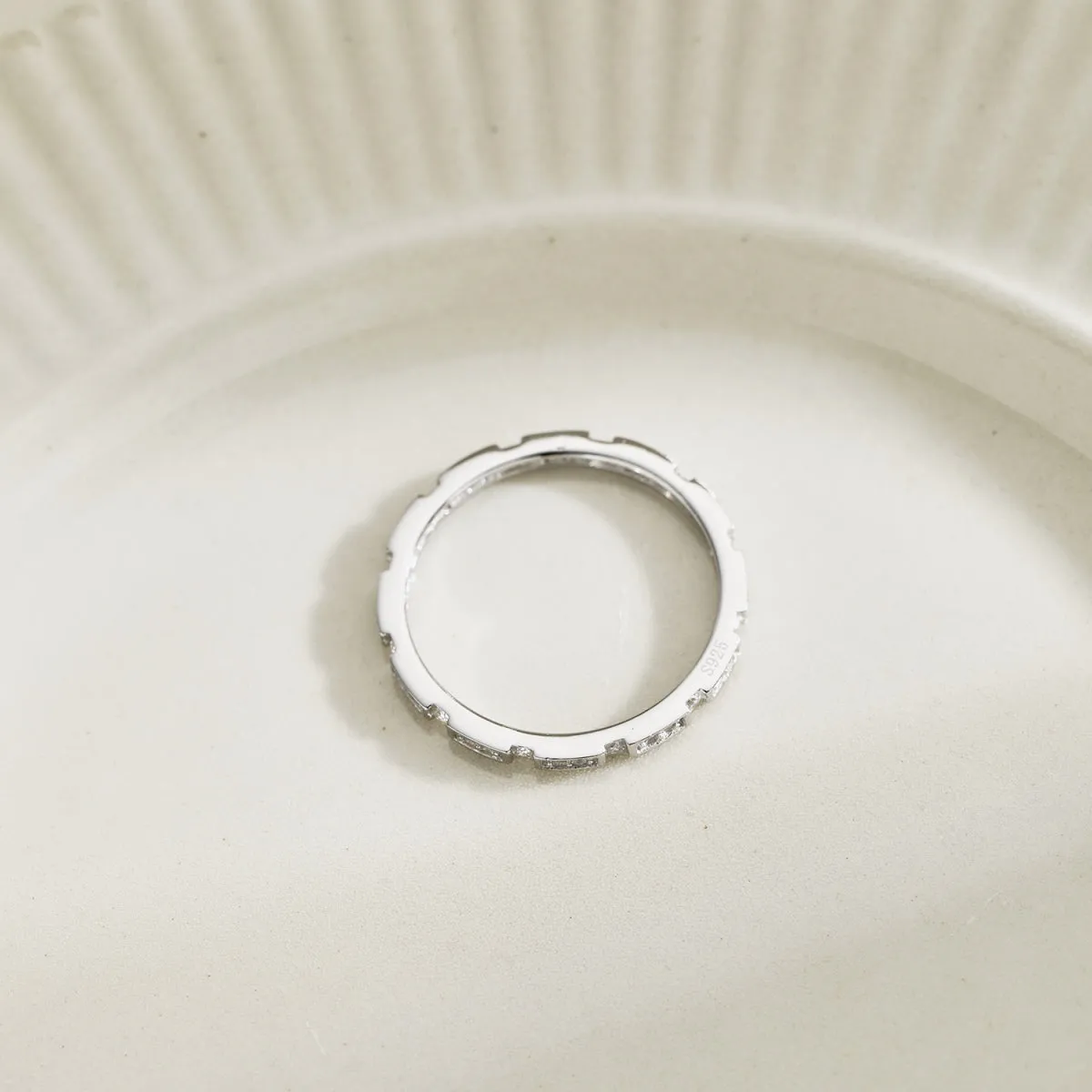 1.5mm Art Deco Full Eternity Ring