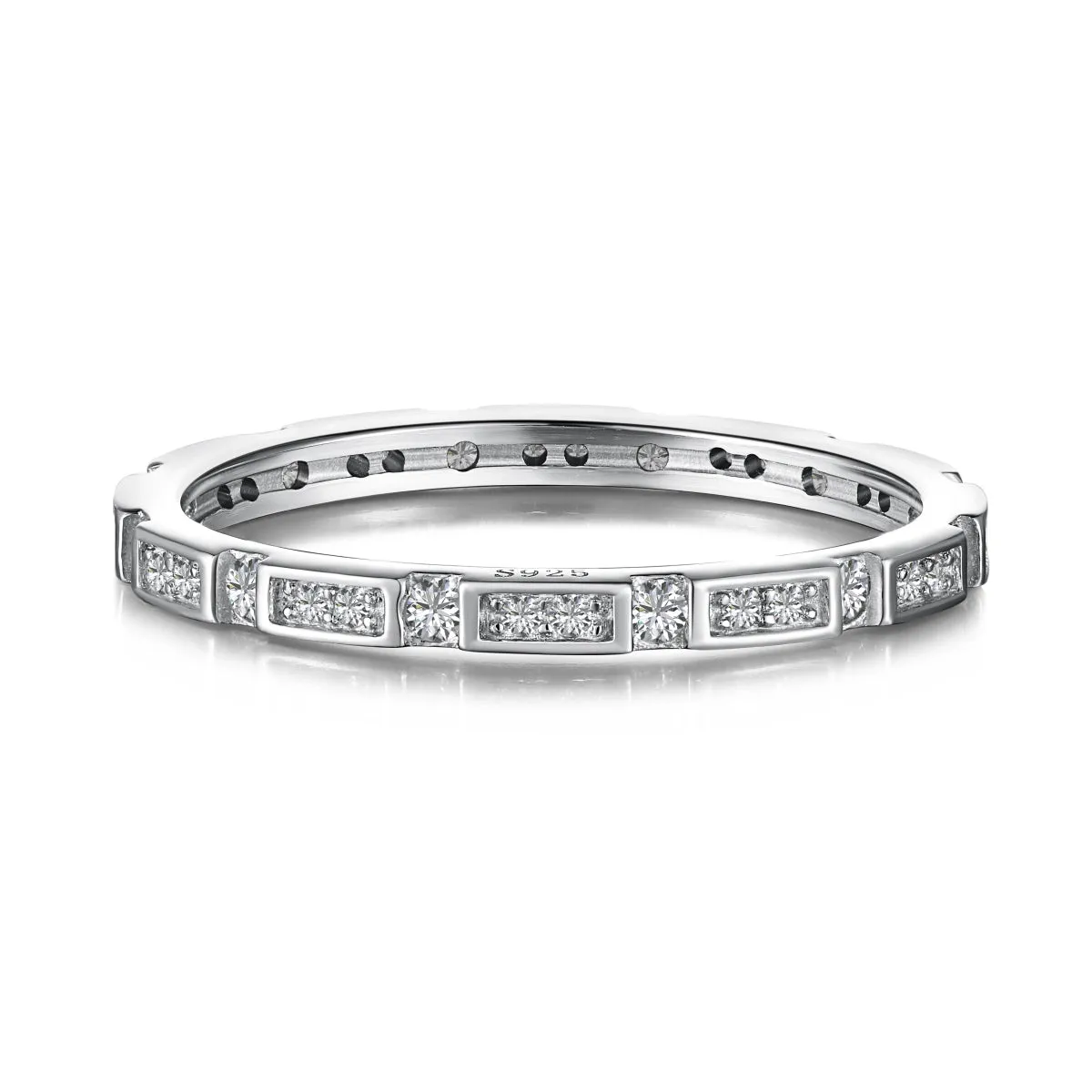 1.5mm Art Deco Full Eternity Ring