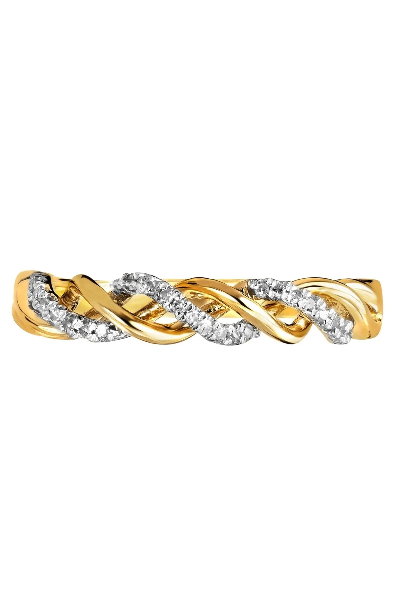 9ct Yellow Gold Diamond Eternity Ring