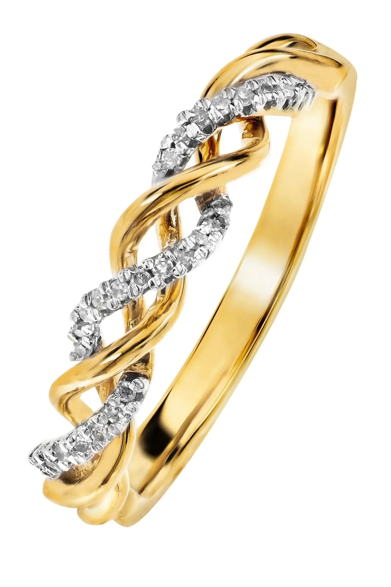 9ct Yellow Gold Diamond Eternity Ring