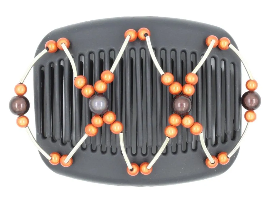 African Butterfly Hair Comb - Beada Tube Black 53