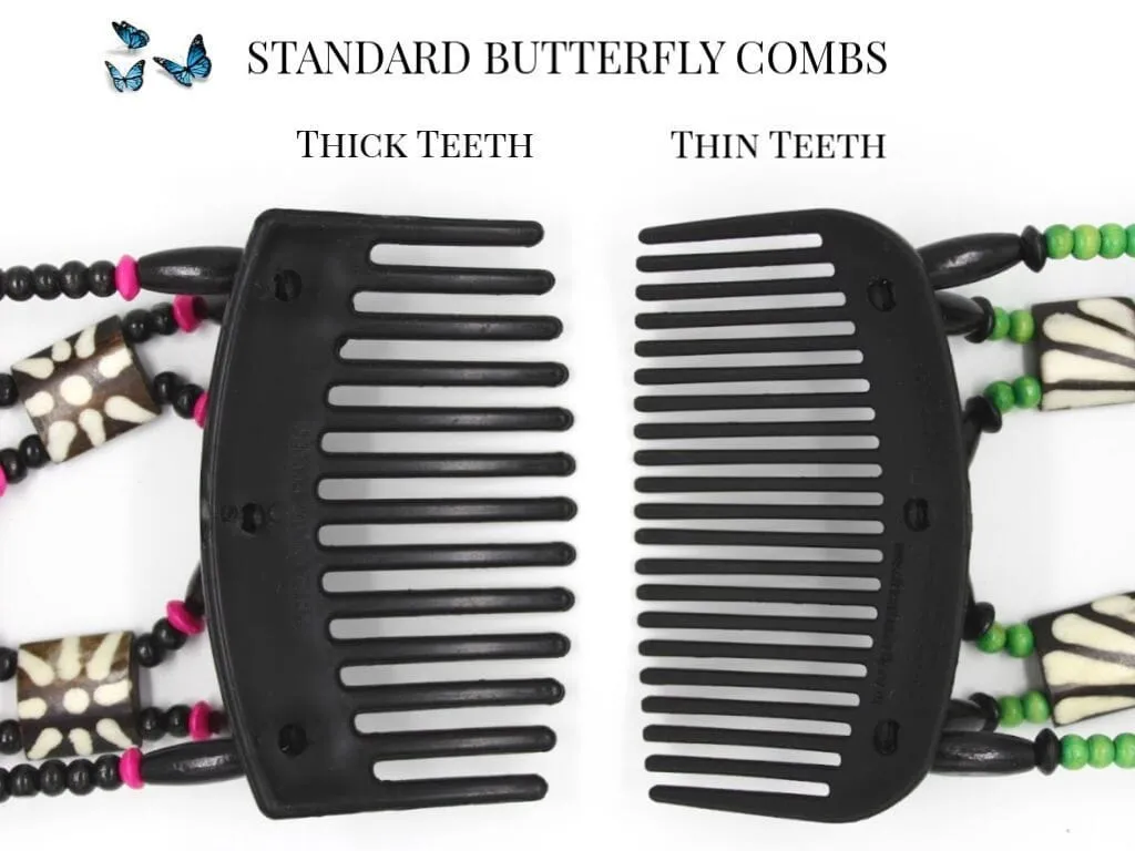 African Butterfly Hair Comb - Dupla Blonde 92