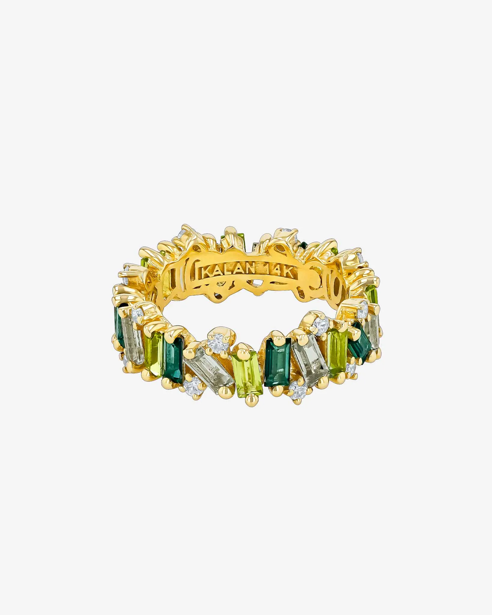 Amalfi Burst Green Mix Eternity Band