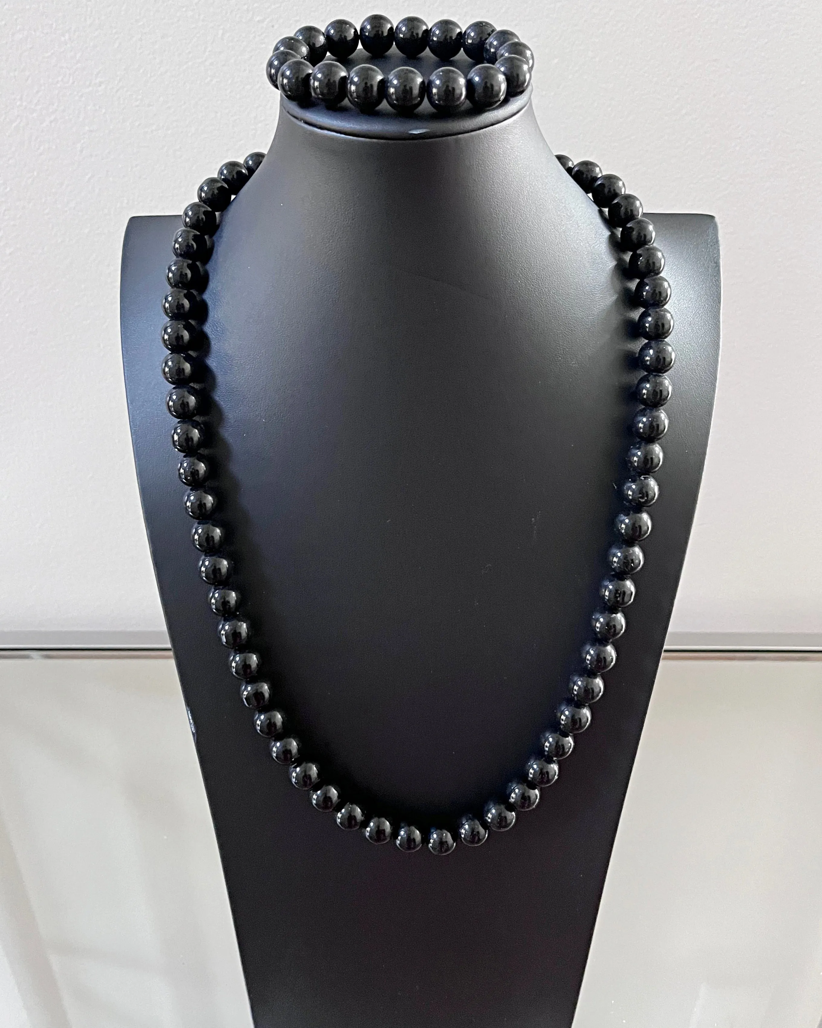 Black Onyx Beads Necklace