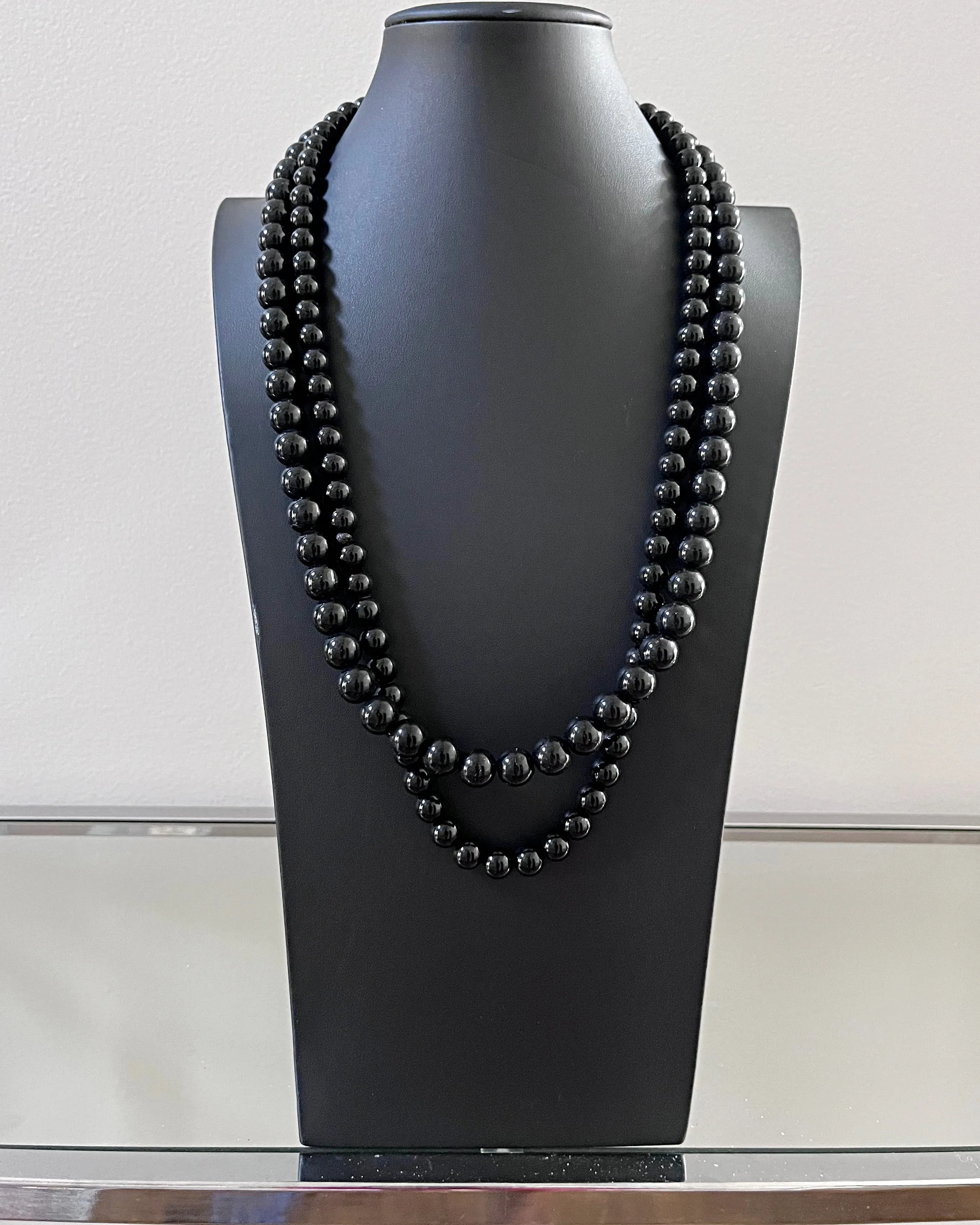 Black Onyx Beads Necklace