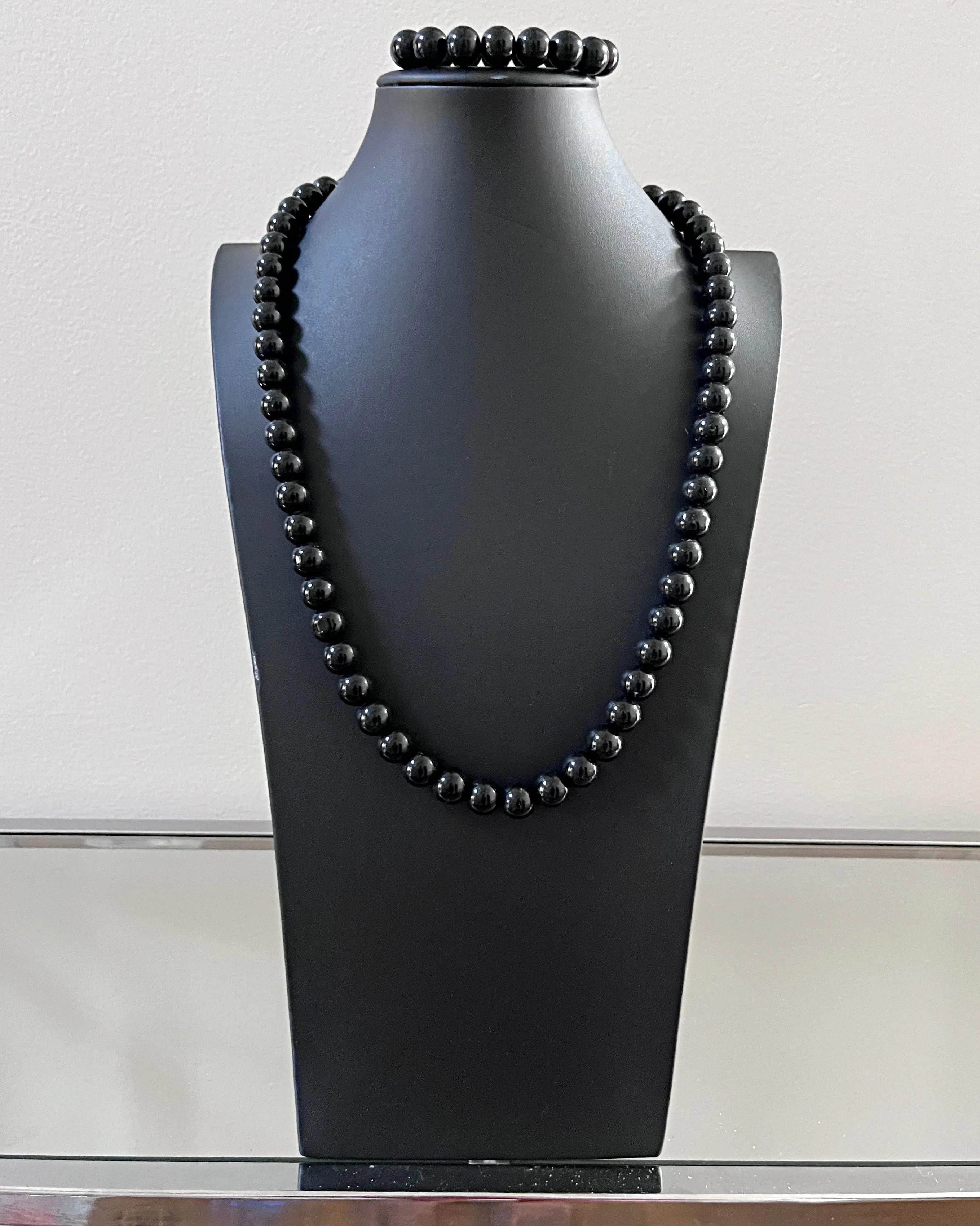 Black Onyx Beads Necklace