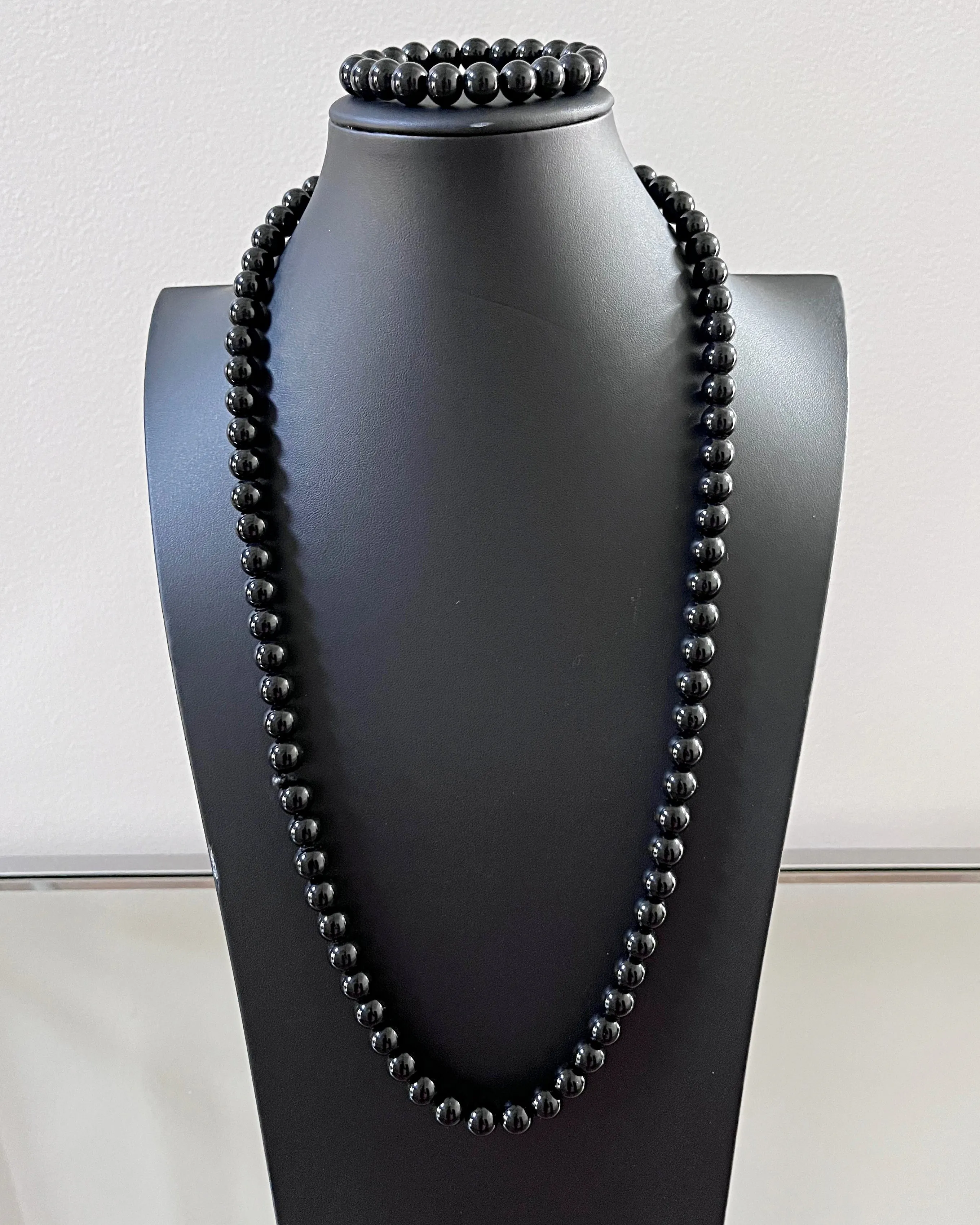 Black Onyx Beads Necklace