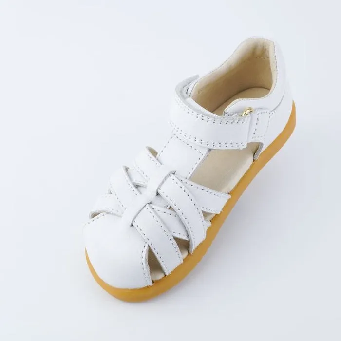 Bobux iwalk Cross Jump Sandal White Closed Toe 636706