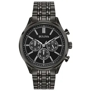 Bulova Men's Classic 45mm Quartz Watch Chronograph 98A217