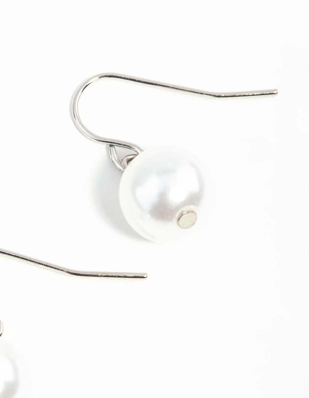 Classic Pearl Ball Drop Earrings