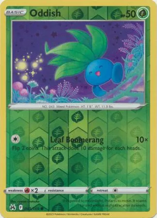 [Collector Troves] Pokemon Sword & Shield Crown Zenith Oddish Card