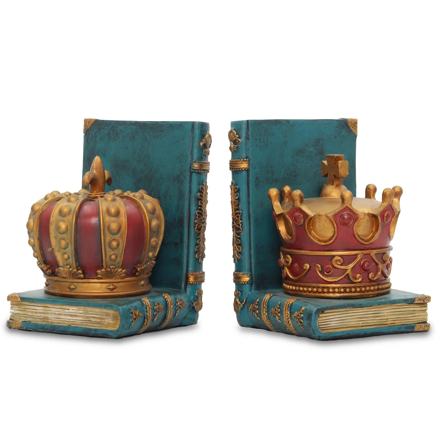 Crown Bookends