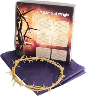 Crown of Thorns/Authentic Crown of Thorns from The Holy Land - in Gift Box