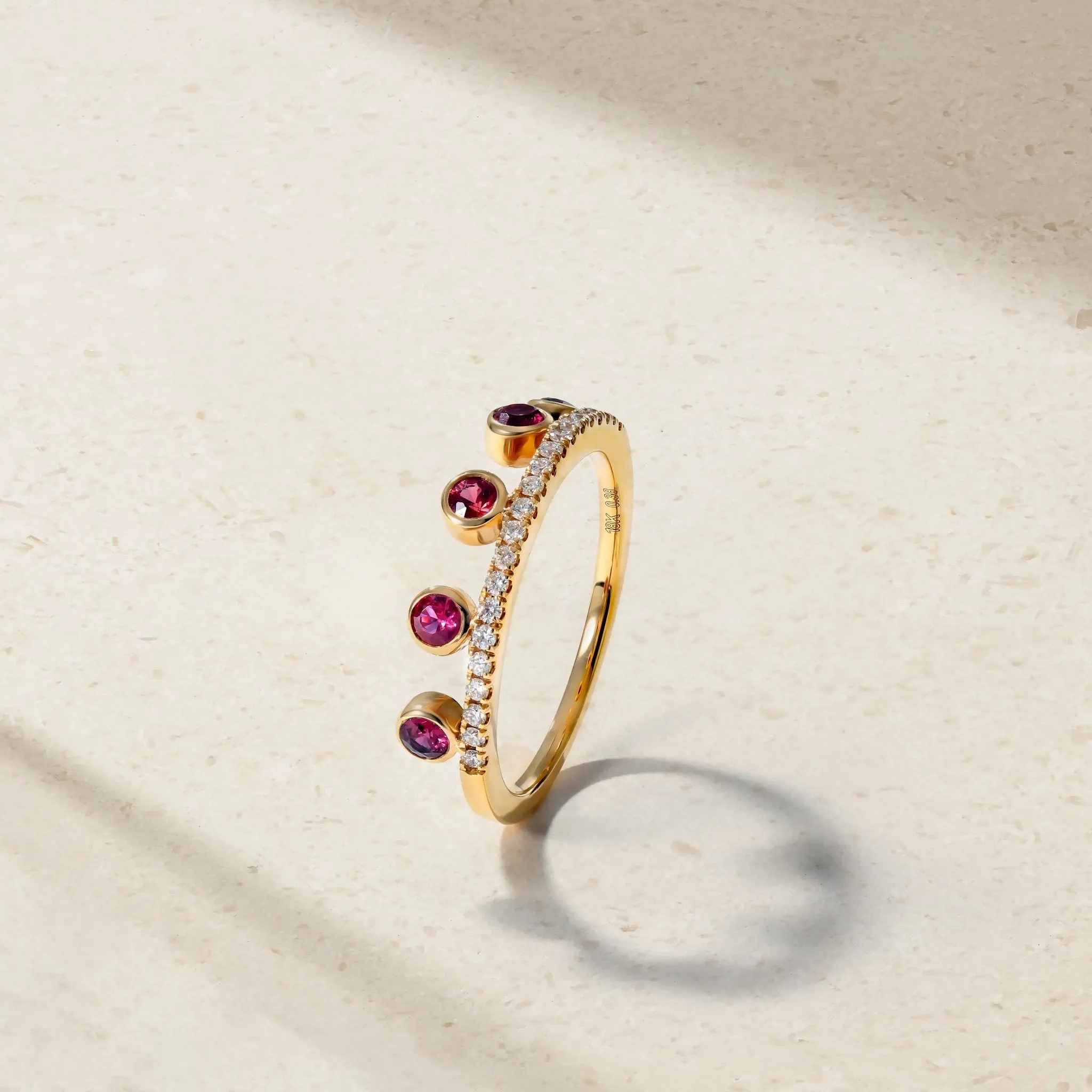 Crown Ruby Ring