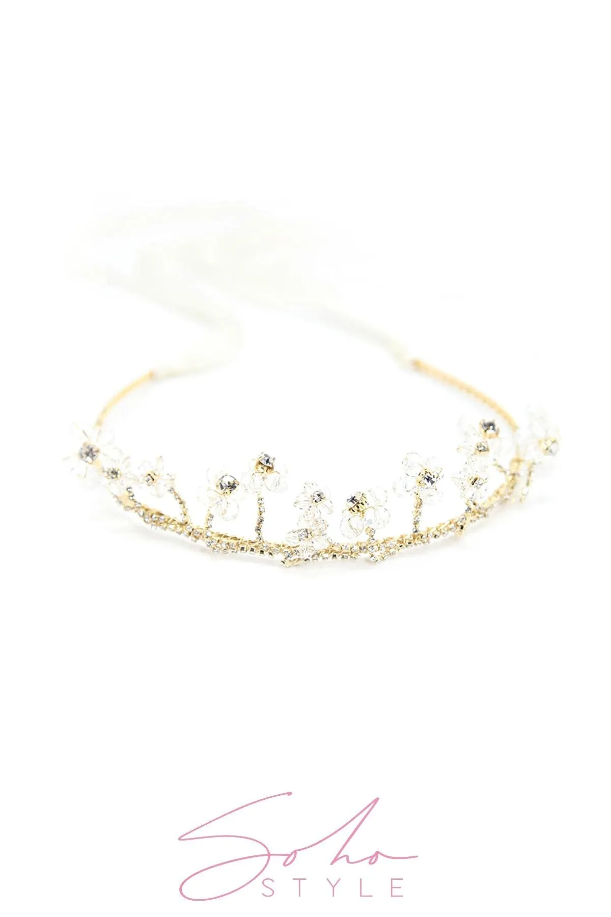 Crystal Daisies Crown