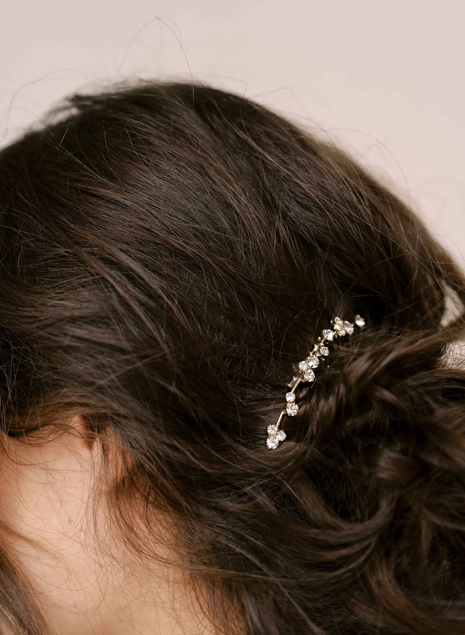 Crystal droplets bridal hair comb - Style #2341