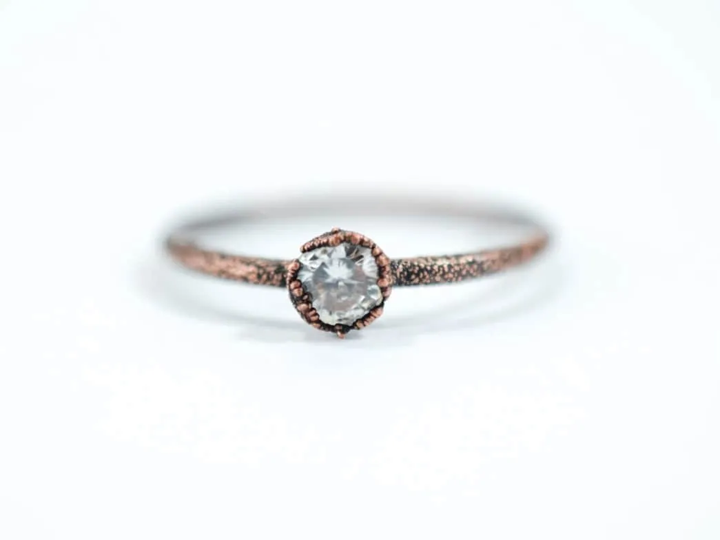 Cubic zirconia ring | Cubic zirconia crystal ring