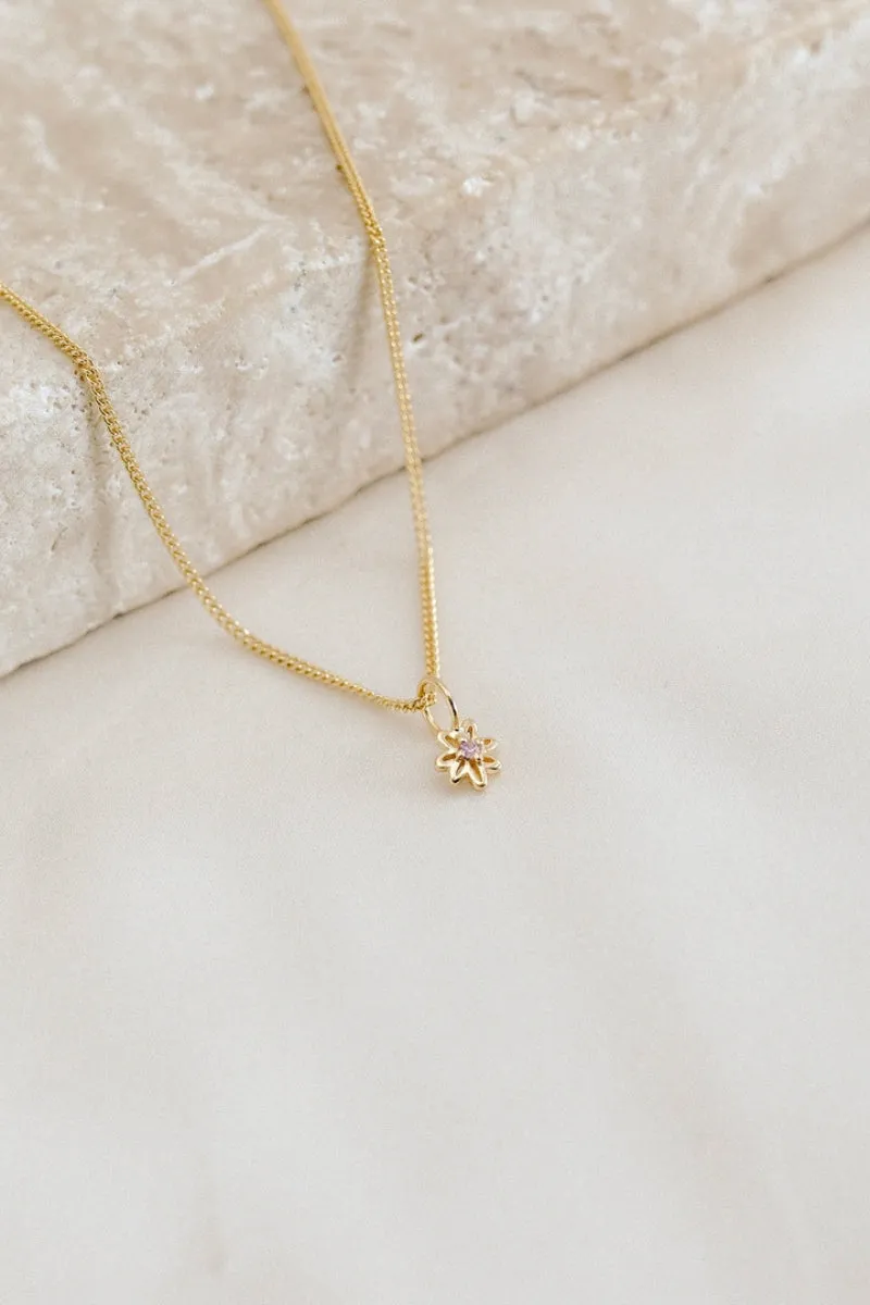 Daisy Necklace - Gold