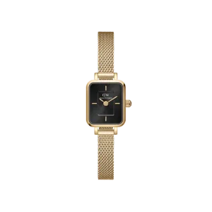 Daniel Wellington Quadro Mini Evergold Onyx Watch 15.4x18.2mm