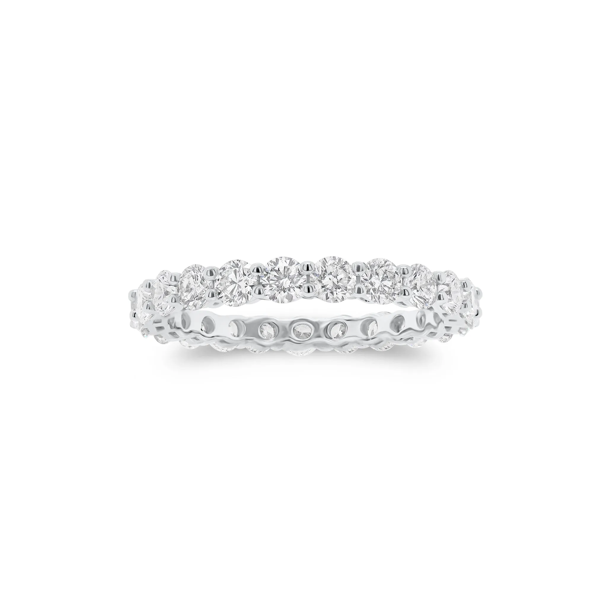 Diamond Shared Prong Eternity Ring