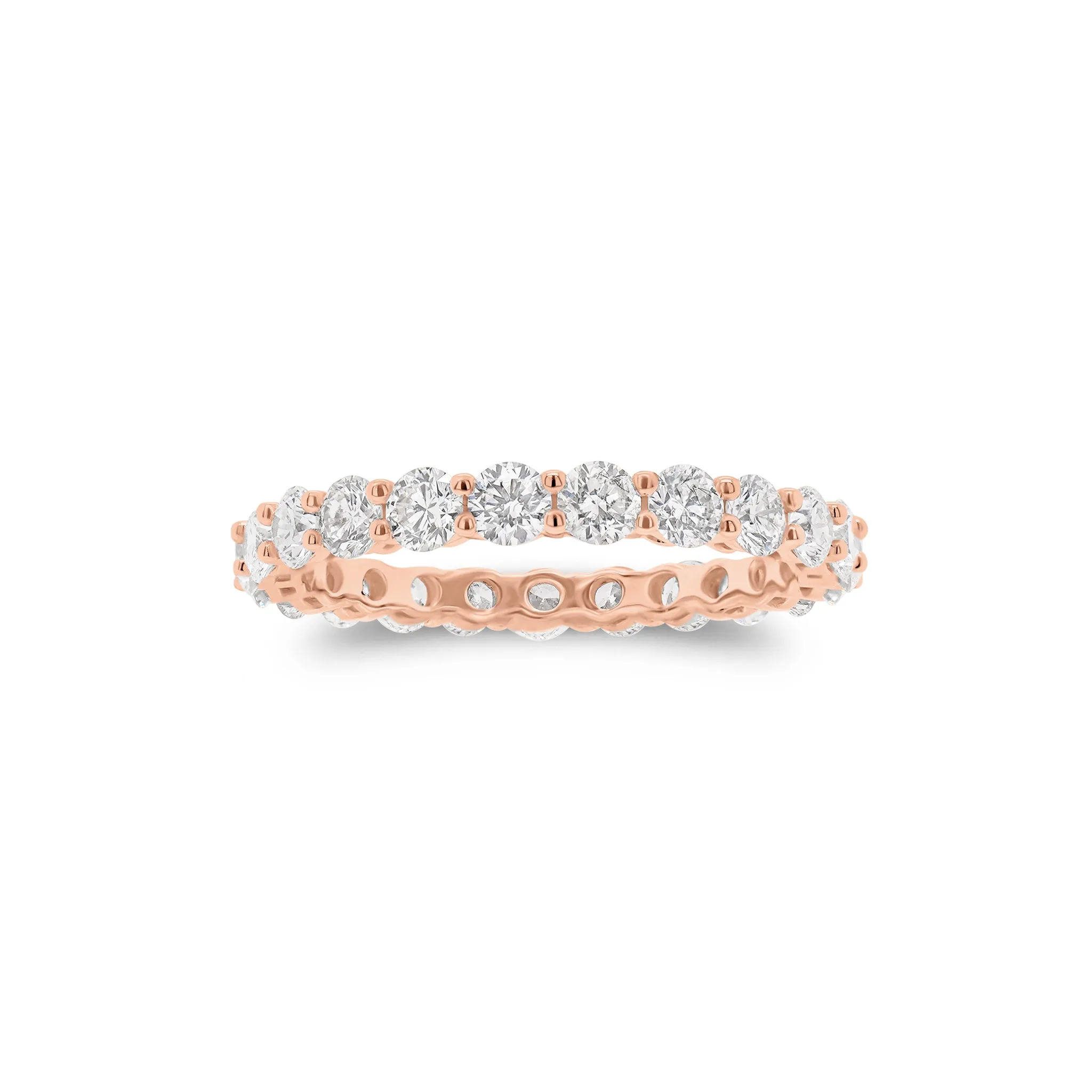 Diamond Shared Prong Eternity Ring