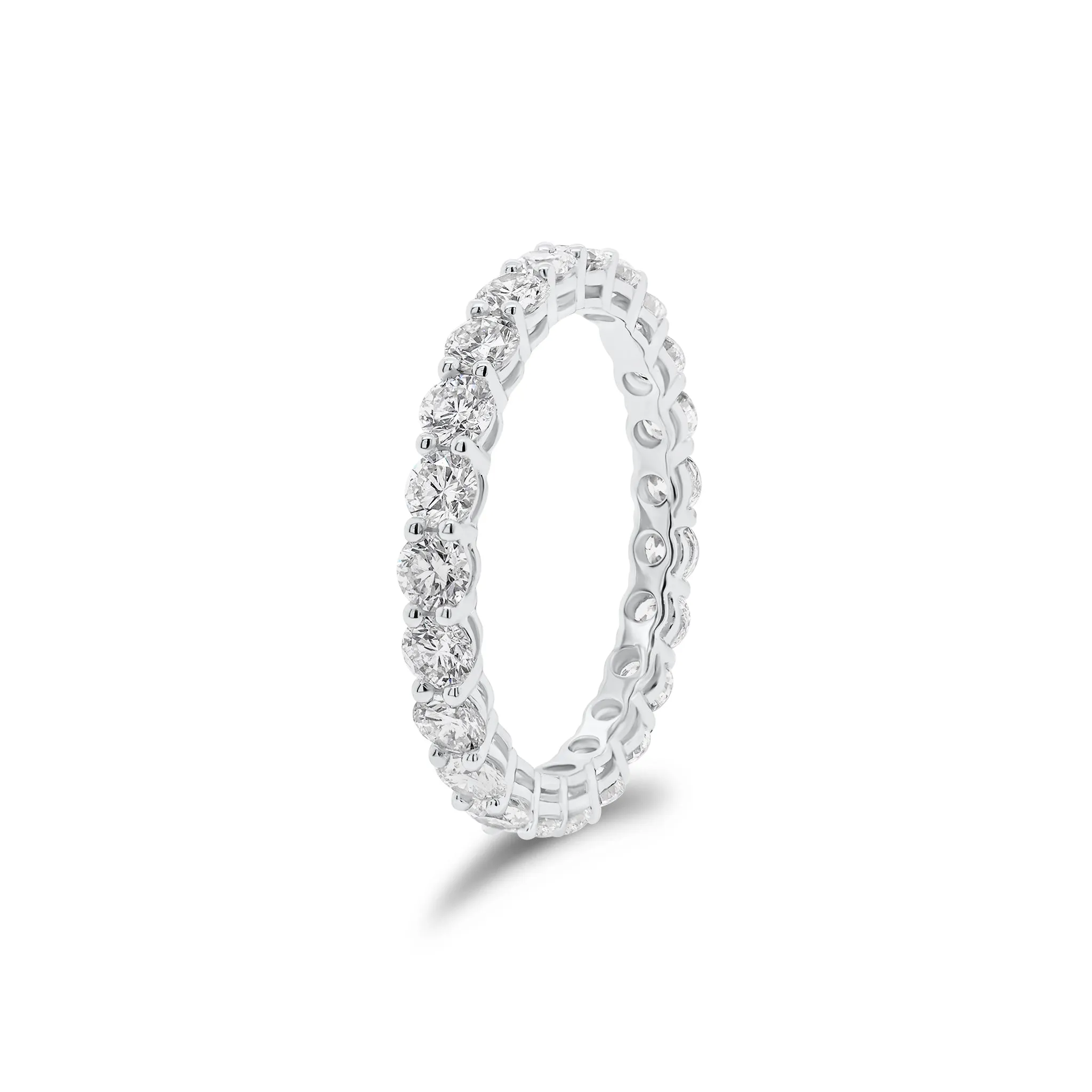 Diamond Shared Prong Eternity Ring