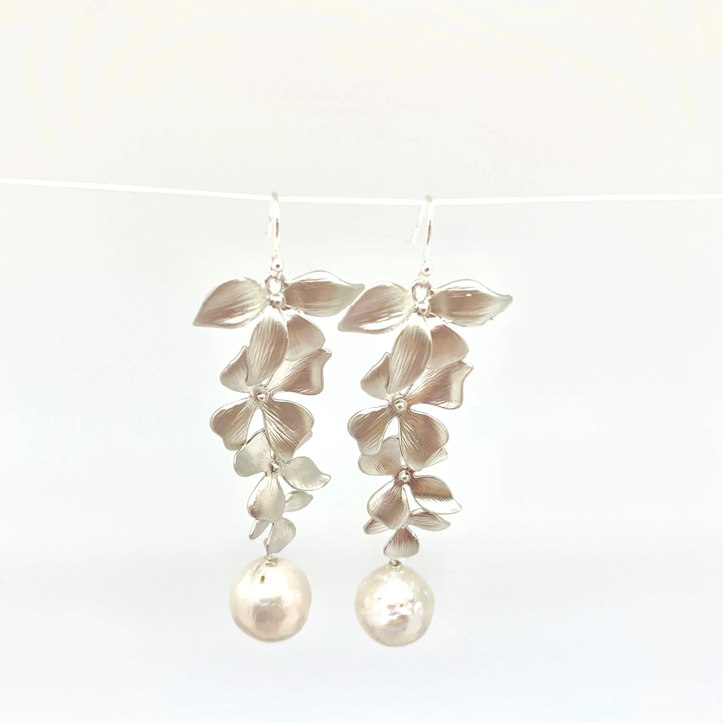 Disa earring - long/silver