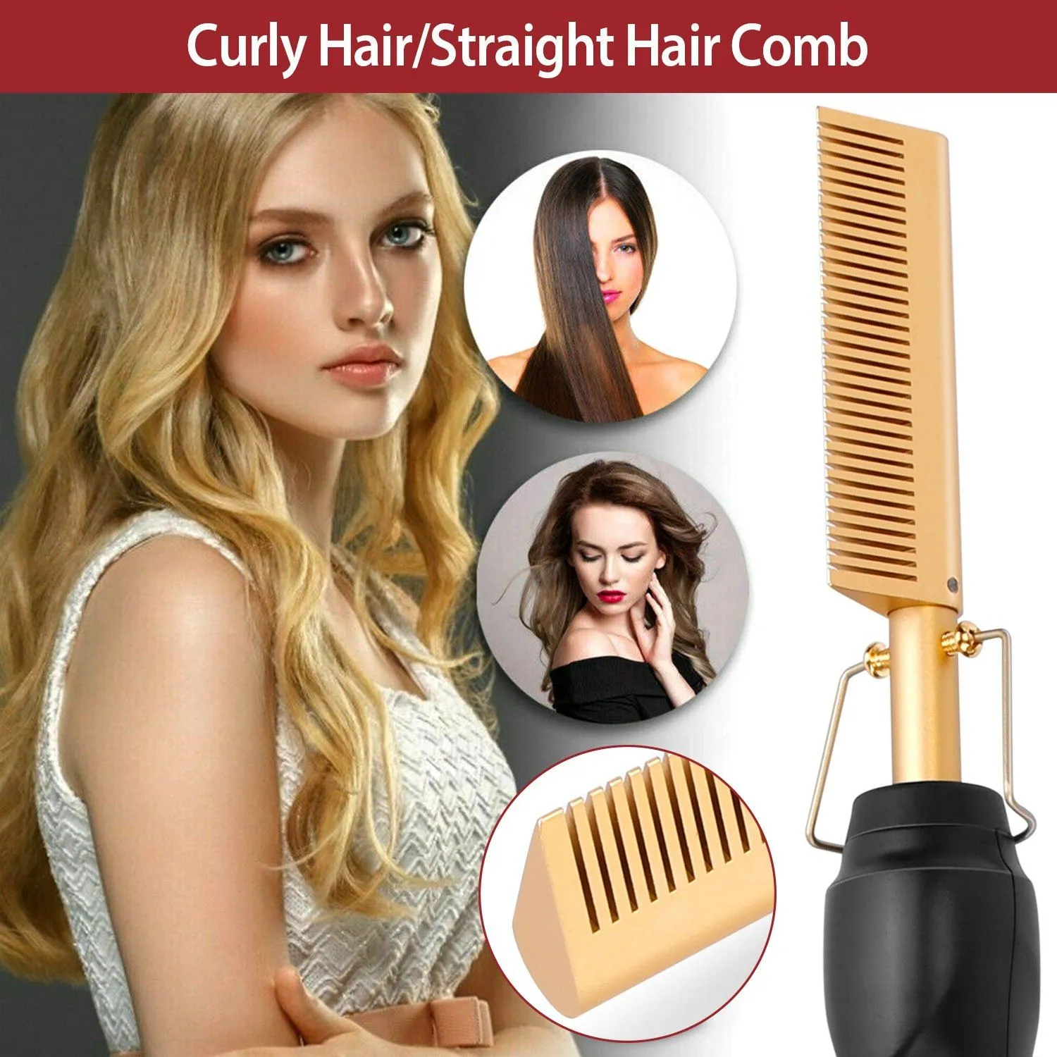 Electric Heating Hair Comb