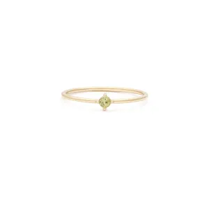 Element Ring | 14k Gold & Peridot