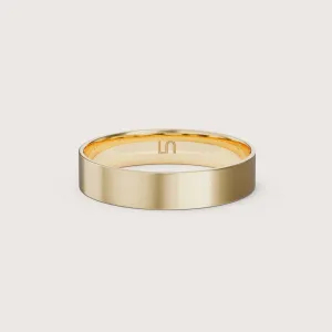 Flat Wedding Band