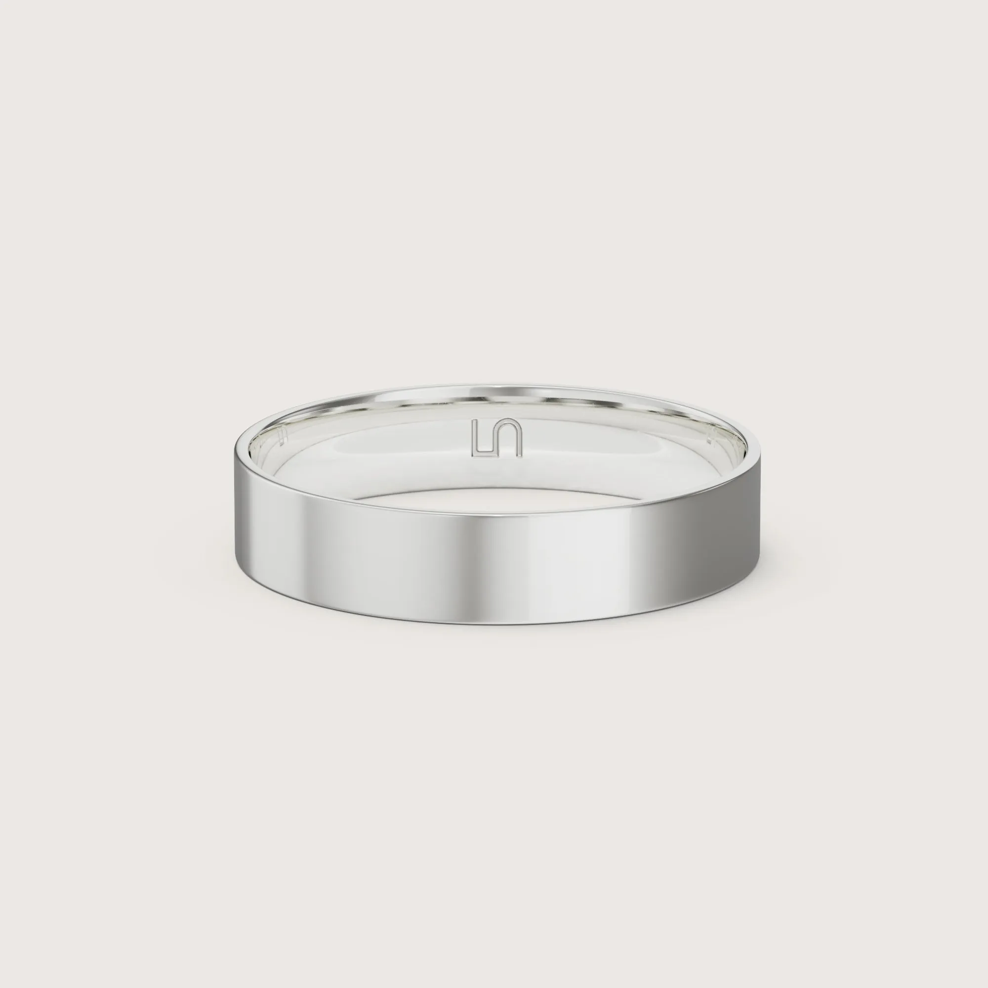 Flat Wedding Band