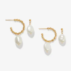 Fortune pearl earrings