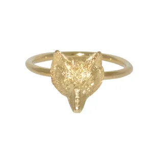 Fox Head Ring