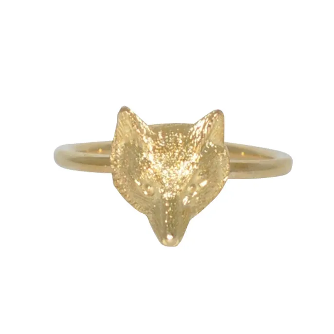 Fox Head Ring