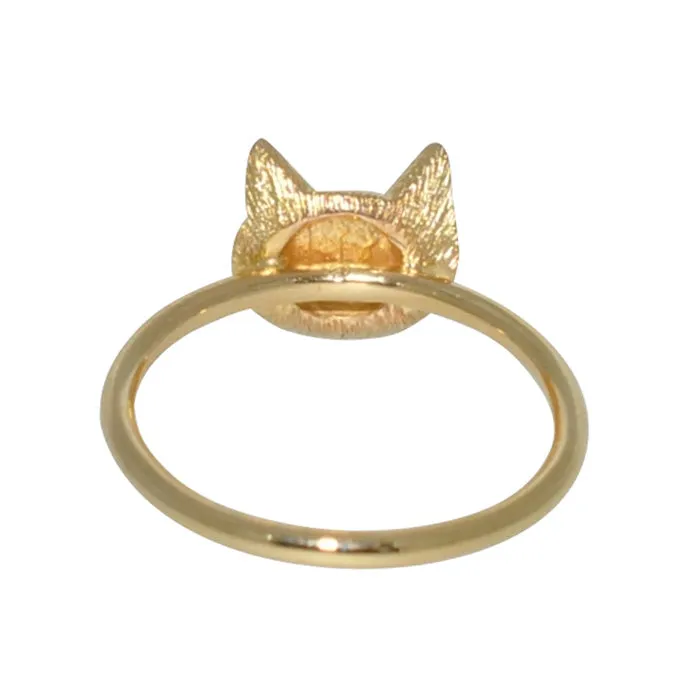 Fox Head Ring