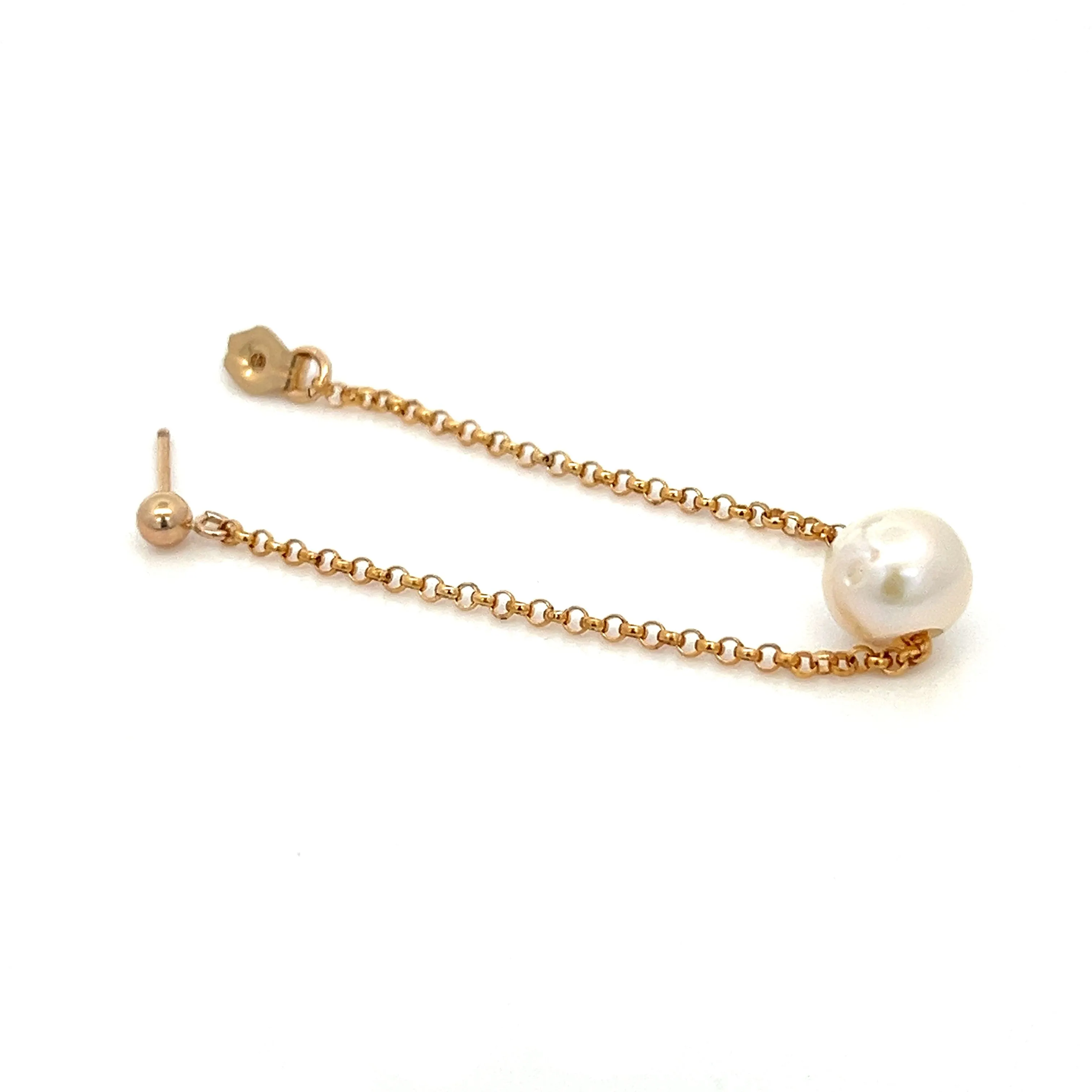 front-to-back pearl swing earrings