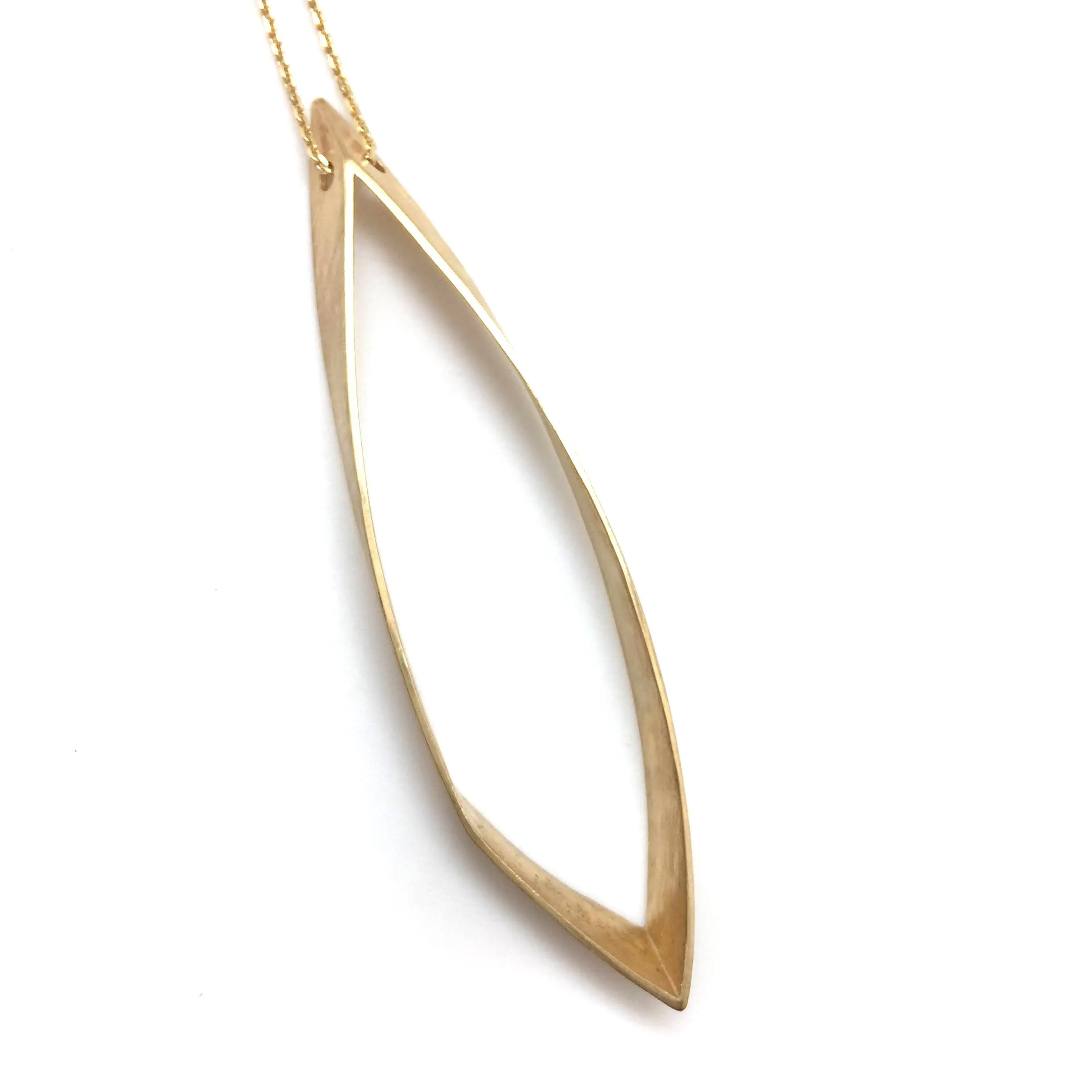 Gold Architectural Necklace