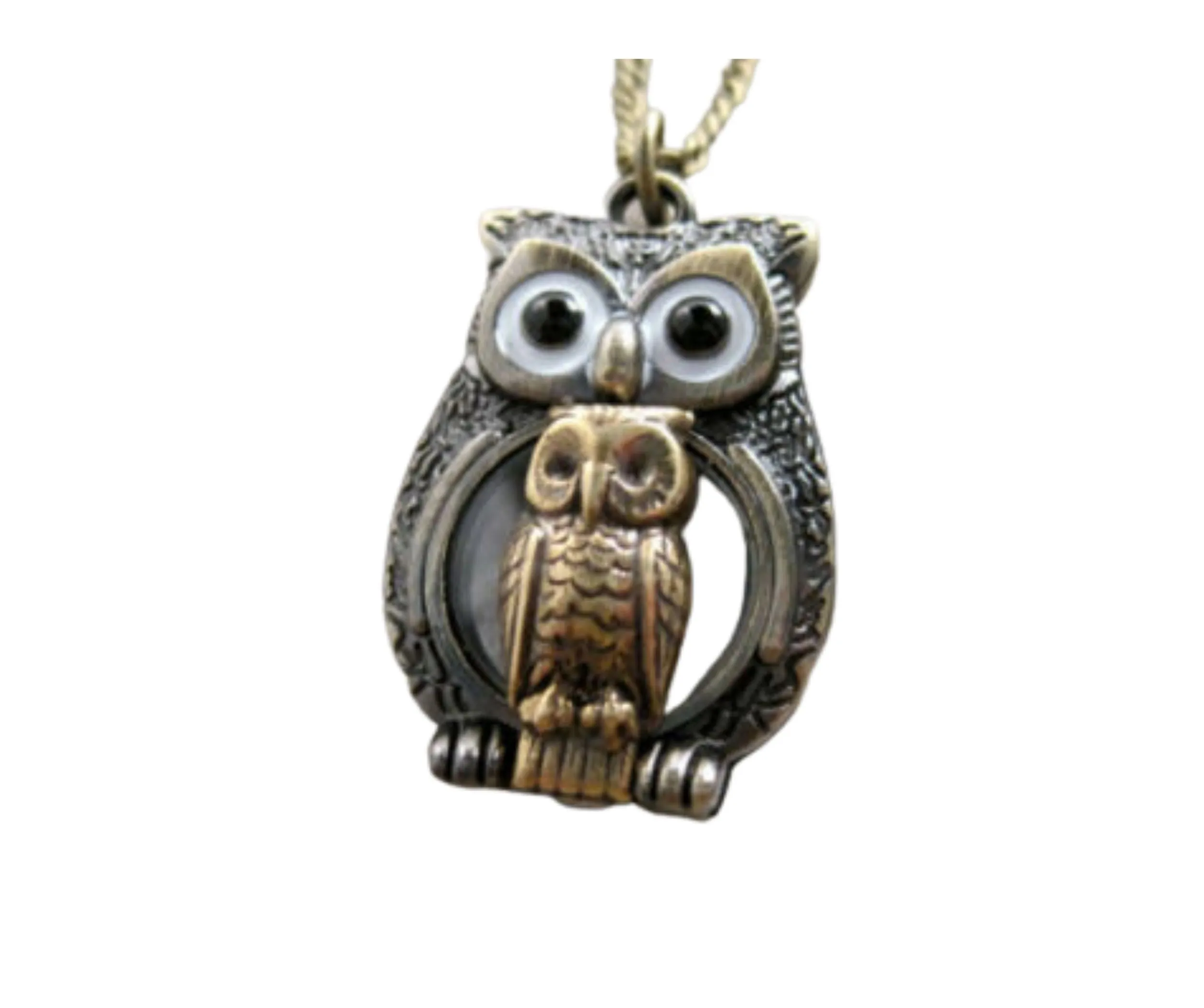 Handmade Mommy And Me Owl Necklace