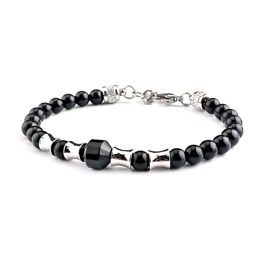 Handmade Natural Gemstone Bracelet Adjusable Beaded Bracelet for Men and Women