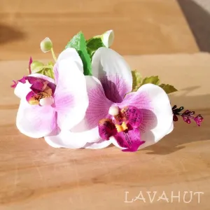 Lilac Orchid Joy Hawaiian Hair Comb