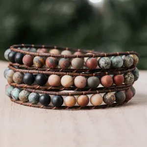 Mantra Triple Wrap Bracelet