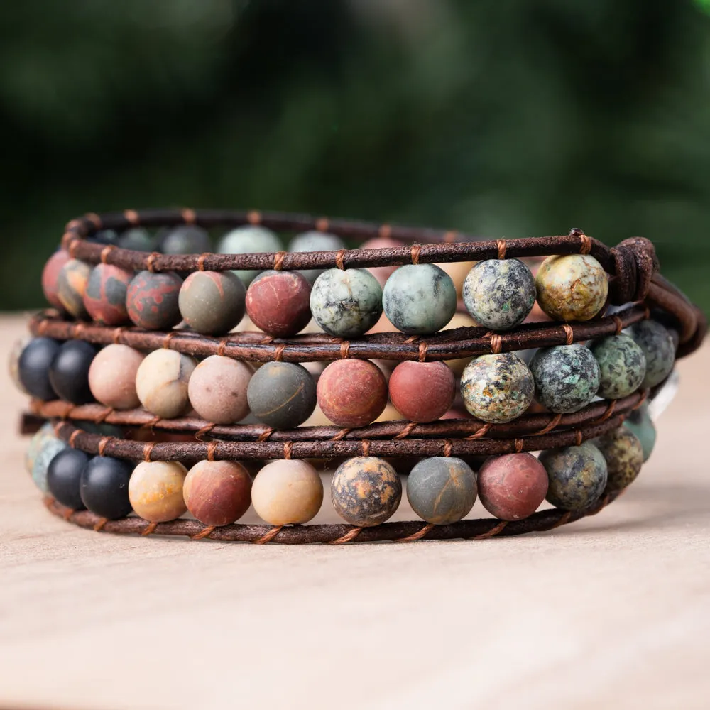 Mantra Triple Wrap Bracelet