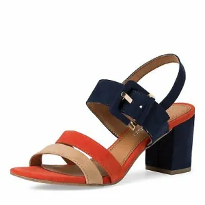 Marco Tozzi Navy Comb Sandal 2-28323-28 890