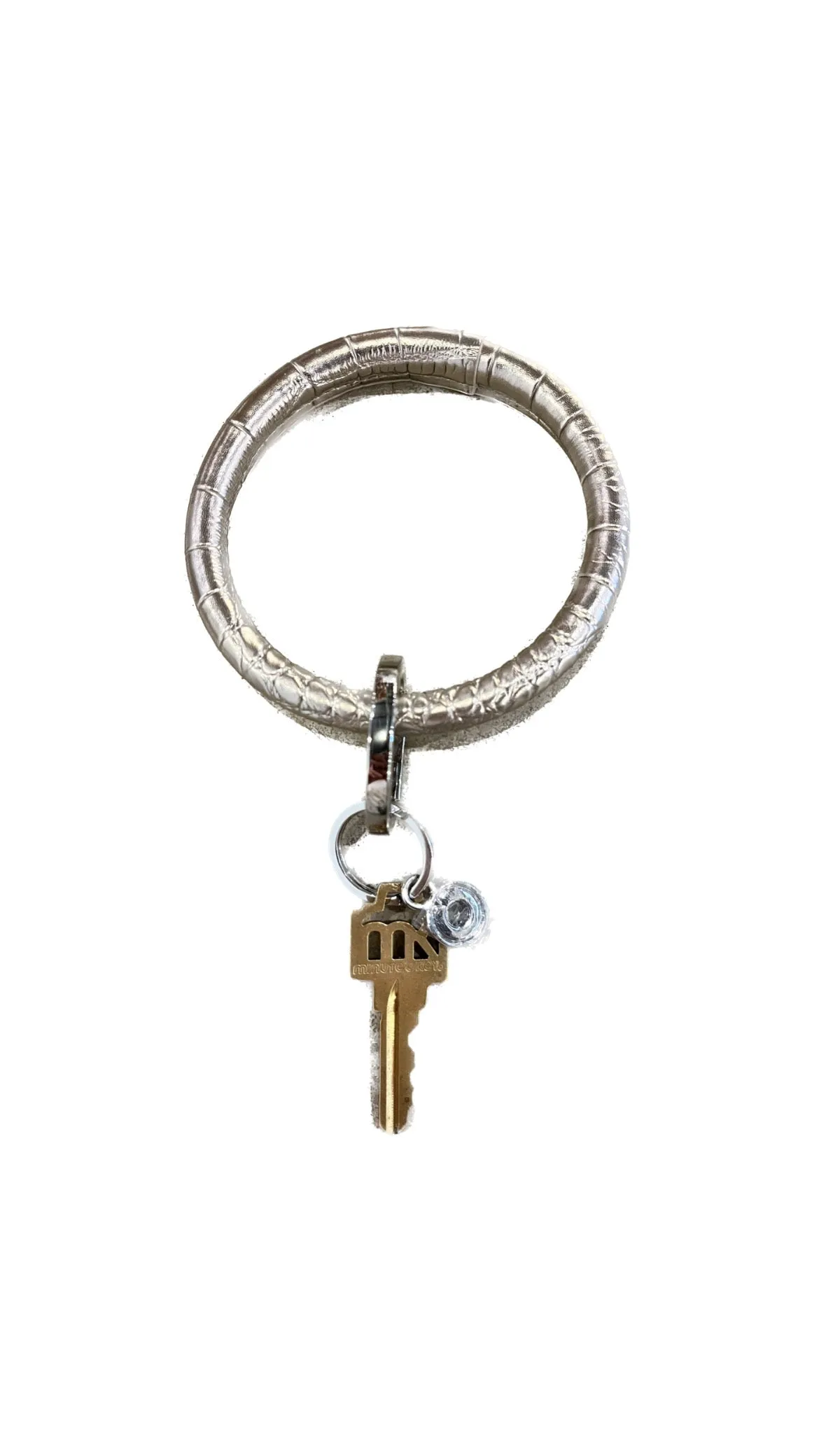 O Venture Leather Metallic Key Ring Collection