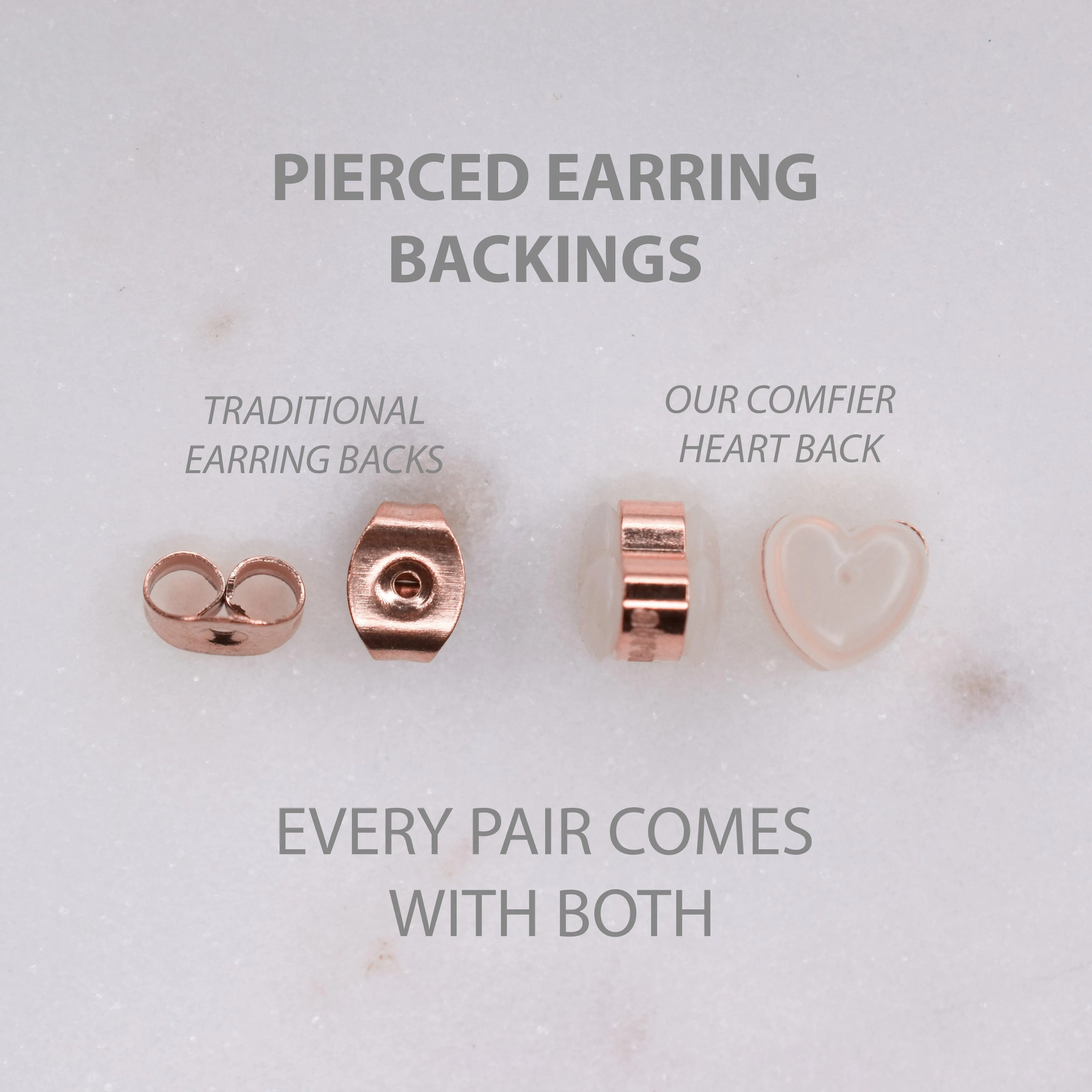 PEARL DANGLE SMALL HOOP EARRINGS IN ROSE GOLD