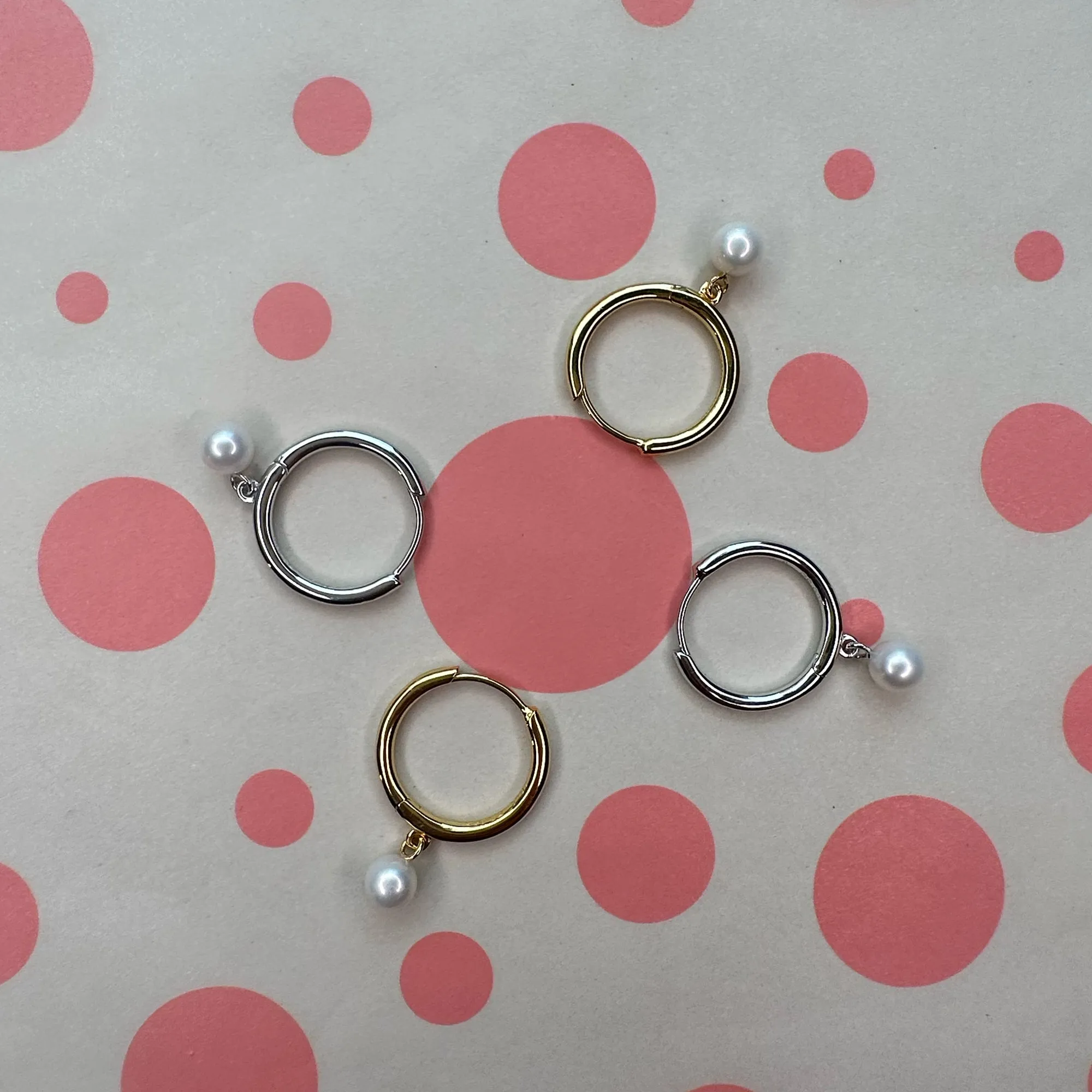 Pearl Mini Hoops