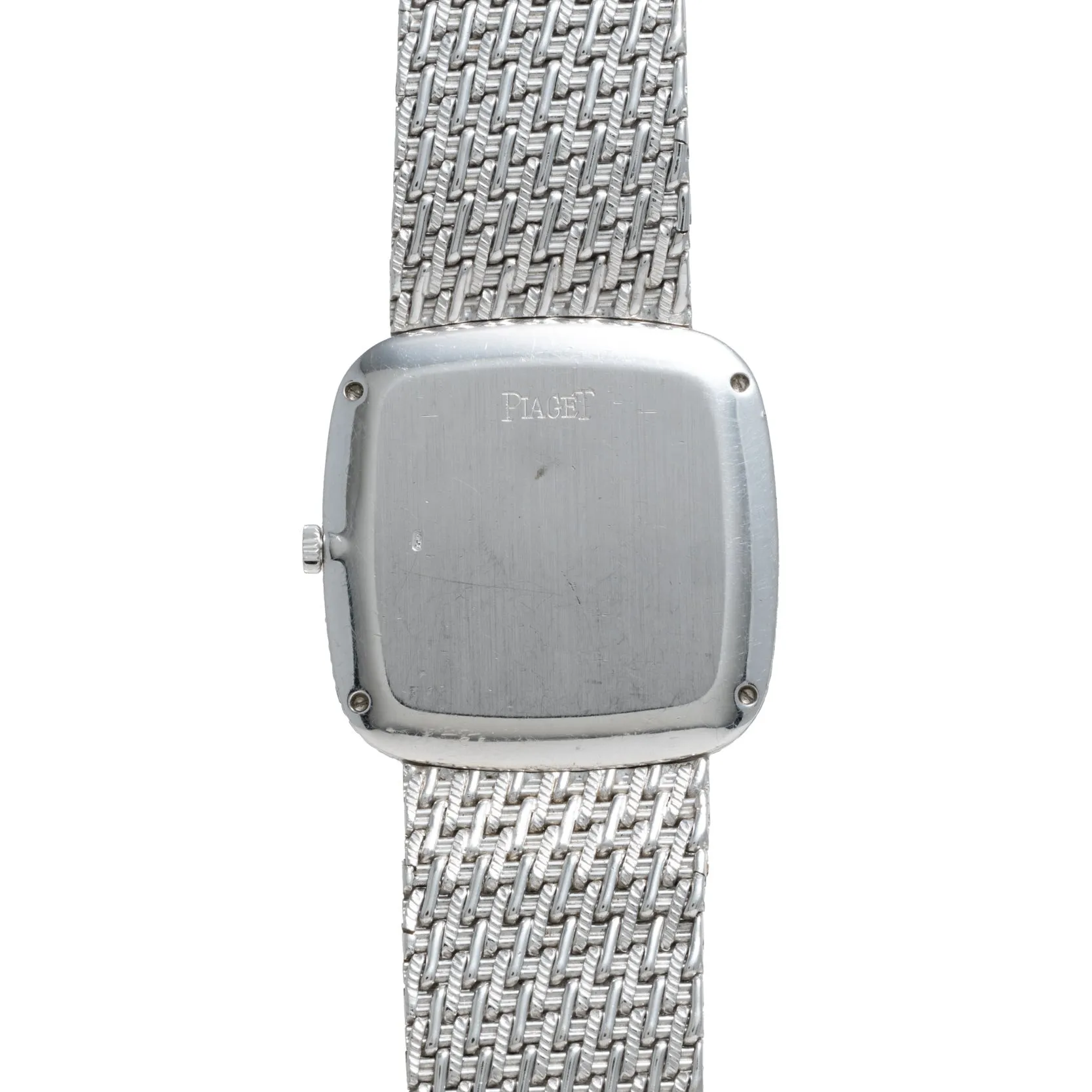 Piaget Onyx Dial White Gold Dress Watch