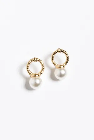 Porta Pearl Pendant Earrings